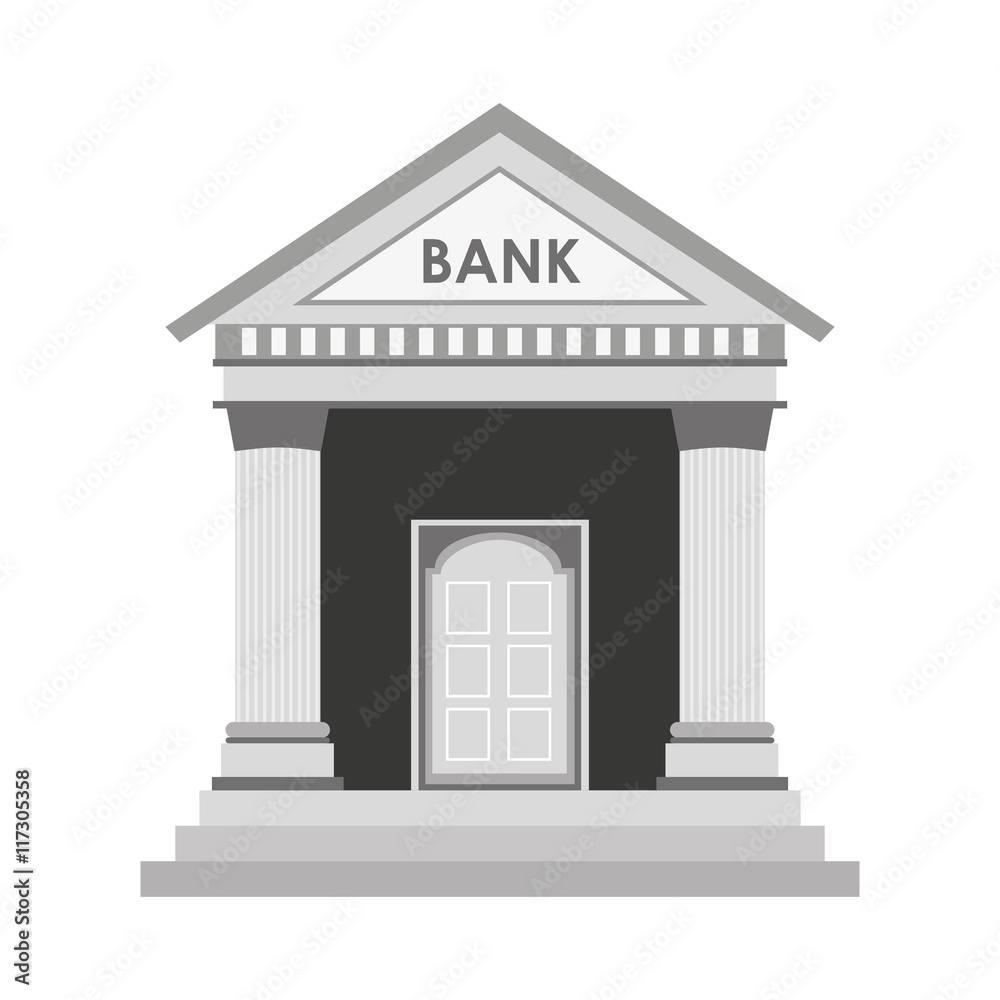 bank building construction silhouette icon bank building construction silhouette icon