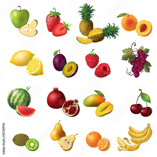Fruits Icon Set