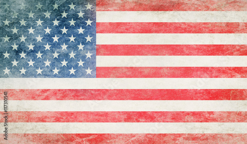 Grunge USA Flag