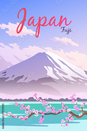 Japan. Vector poster.