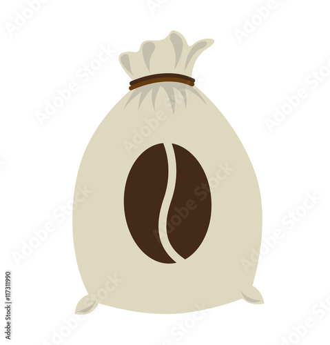 coffee sack isolated icon