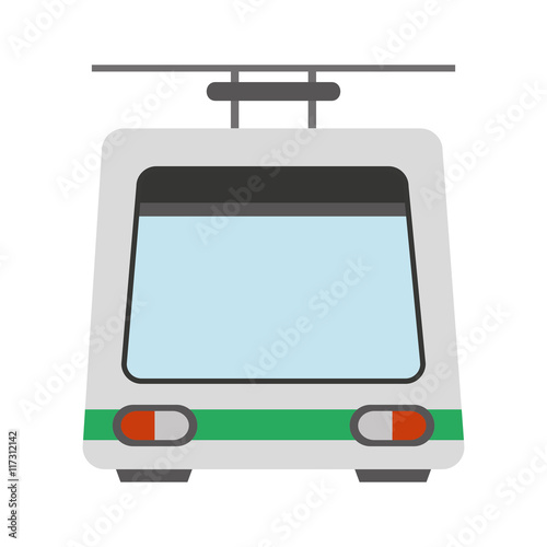 cableway funicular transport icon