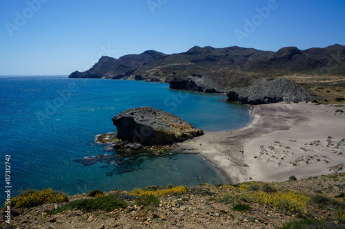 Monsul Beach in Cabo de Gata-Nijar Natural Park, Spain