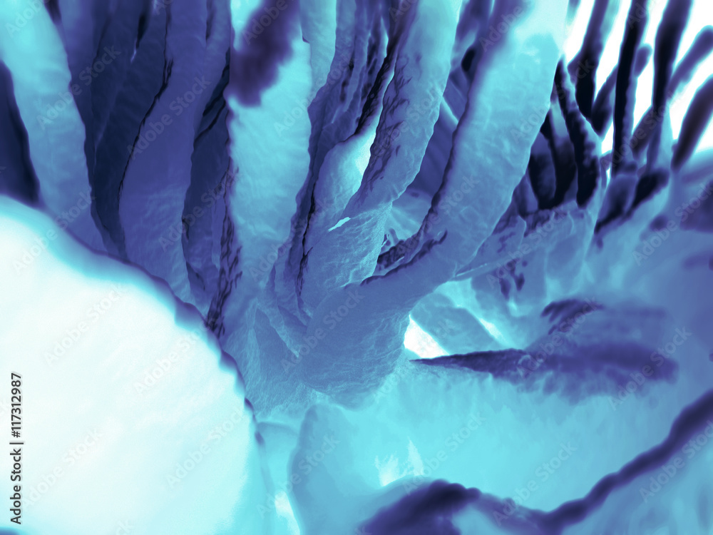 Obraz premium Organism microbiology cell abstract. 3D illustration