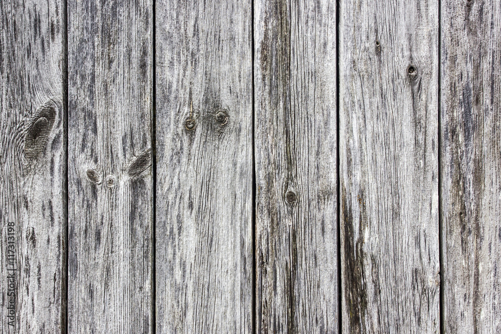 Gray wooden wall background.

