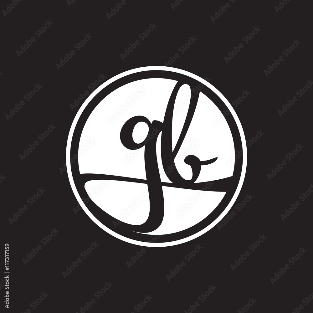 initial letter logo circle with ring white initial letter logo circle with ring white