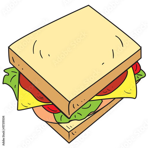 Cheese Sandwich Doodle