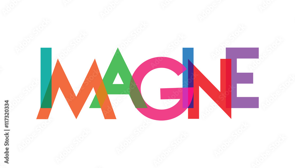 IMAGINE letter full color
