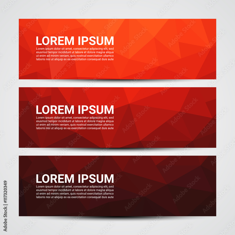 Fototapeta premium Web banner, Header layout template - Vector