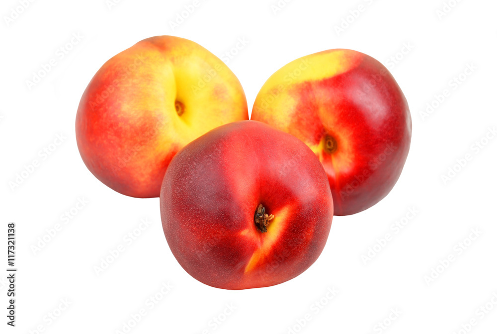 Red ripe nectarine