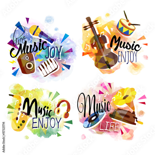 music concept set