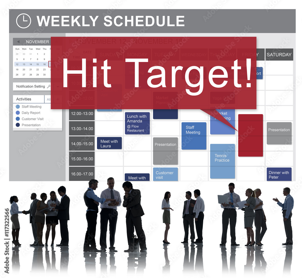 Hit Target Goal Aim Aspiration Business Customer Concept Hit Target Goal Aim Aspiration Business Customer Concept
