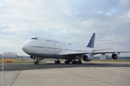 Boeing 747 auf dem Rollfeld