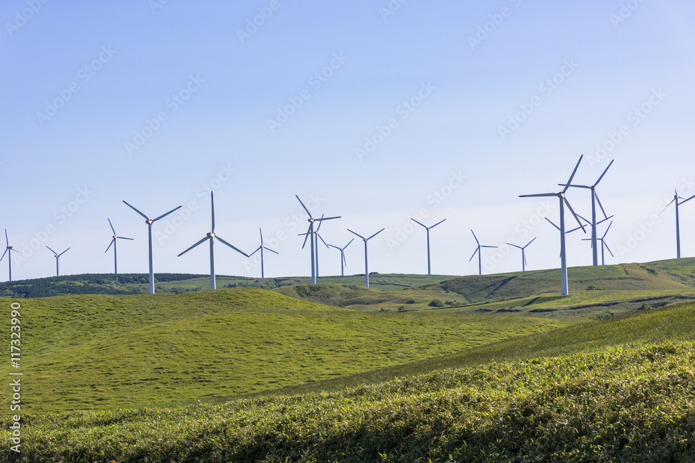 宗谷丘陵の風力発電
