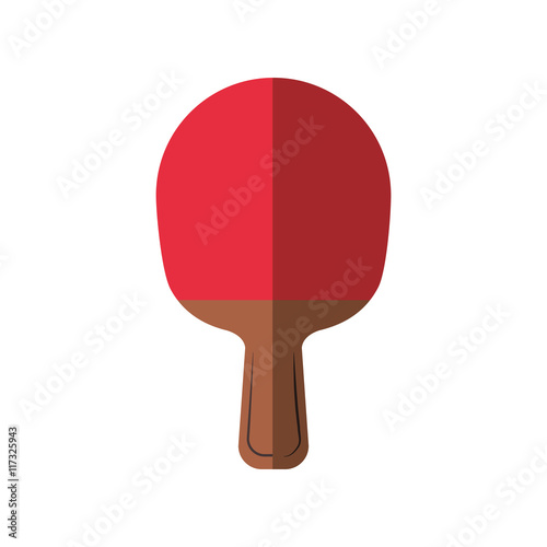 racket ping pong hobby sport icon. Isolated and flat illustration. Vector graphic