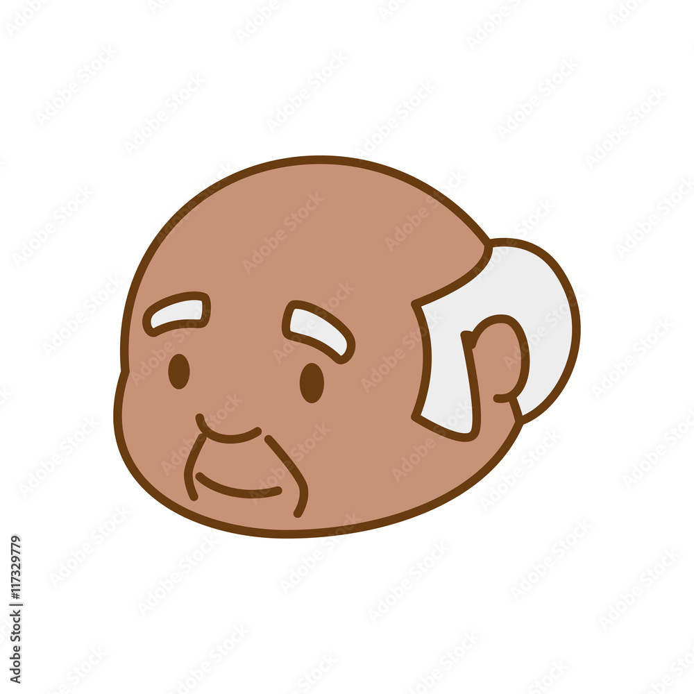 grandfather old person man male icon. Isolated and flat illustration. Vector graphic grandfather old person man male icon. Isolated and flat illustration. Vector graphic