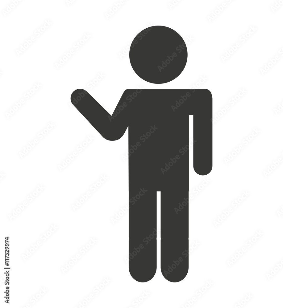 man male silhouette isolated icon man male silhouette isolated icon