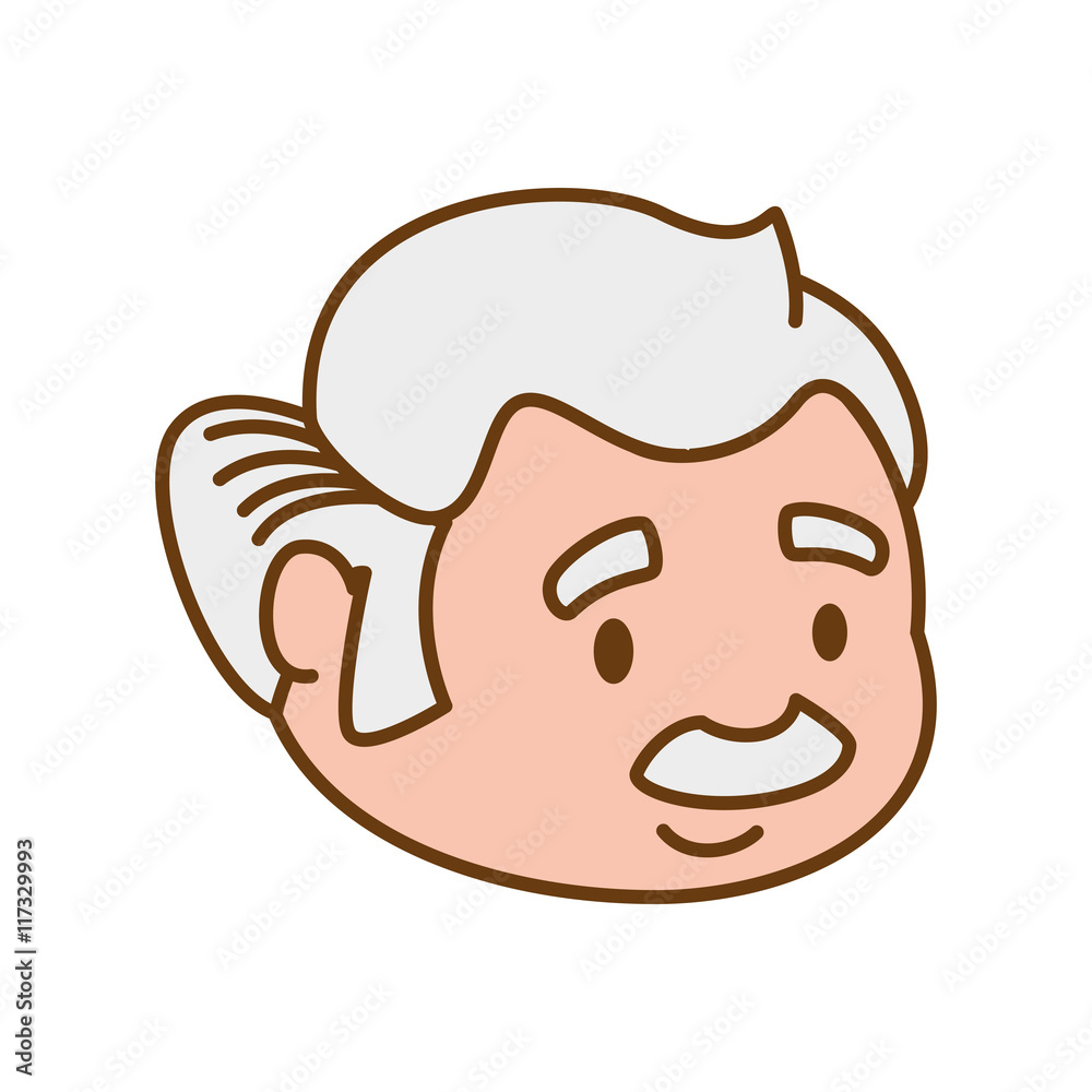 grandfather old person man male icon. Isolated and flat illustration. Vector graphic grandfather old person man male icon. Isolated and flat illustration. Vector graphic
