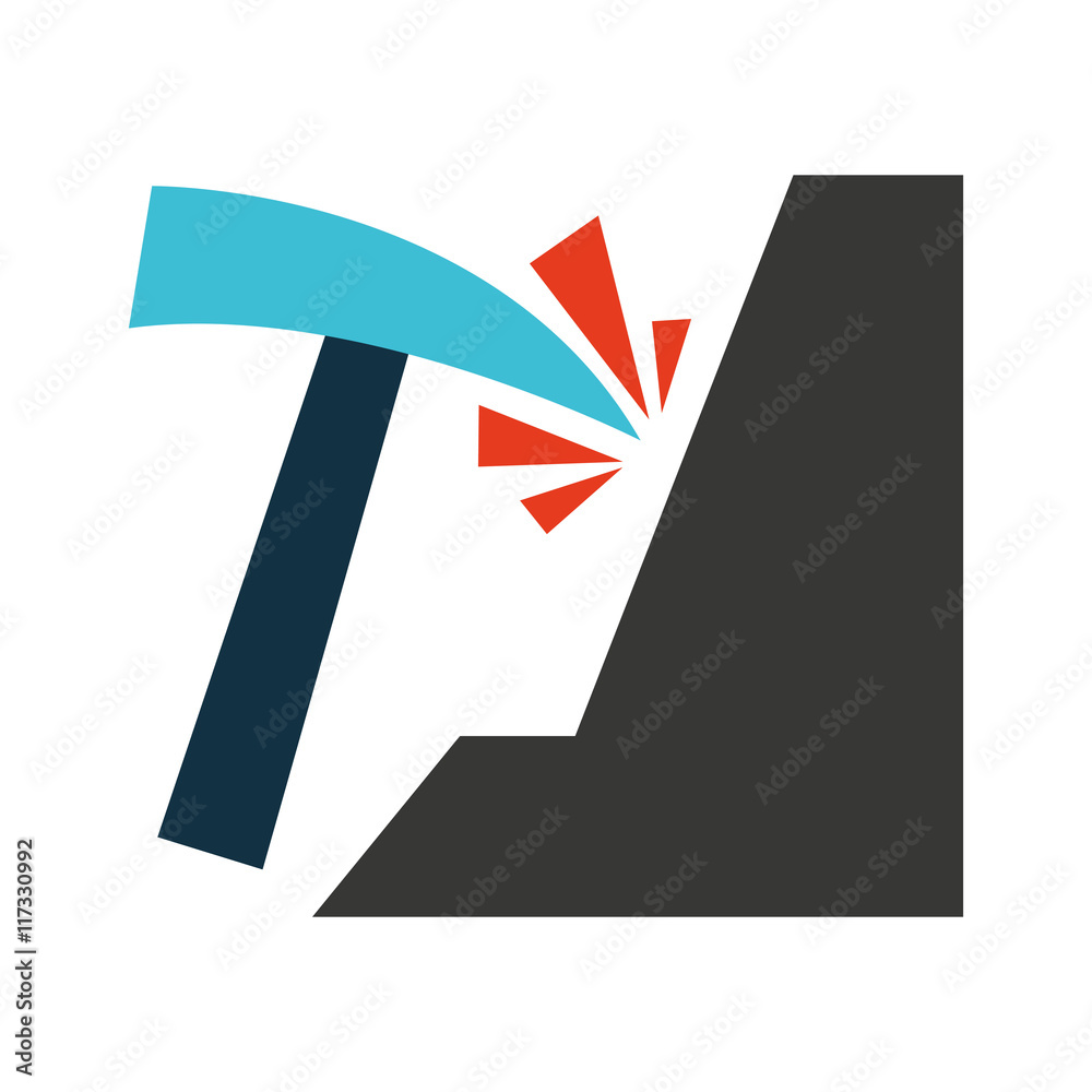 pick tool construction icon pick tool construction icon