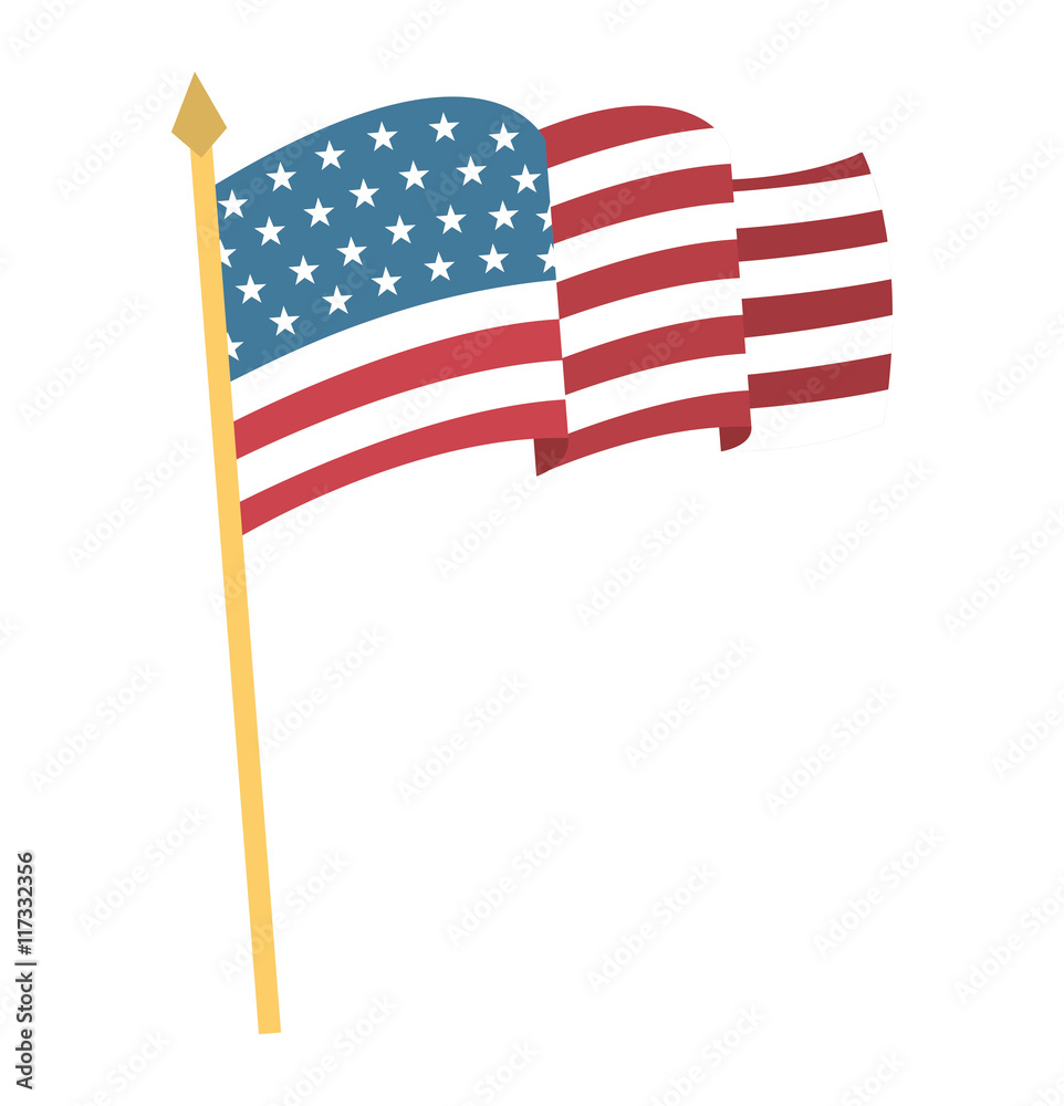 Fototapeta premium flag united states of america