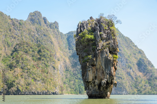 James Bond Island or Koh Tapu in Phang Nga Bay, Thailand