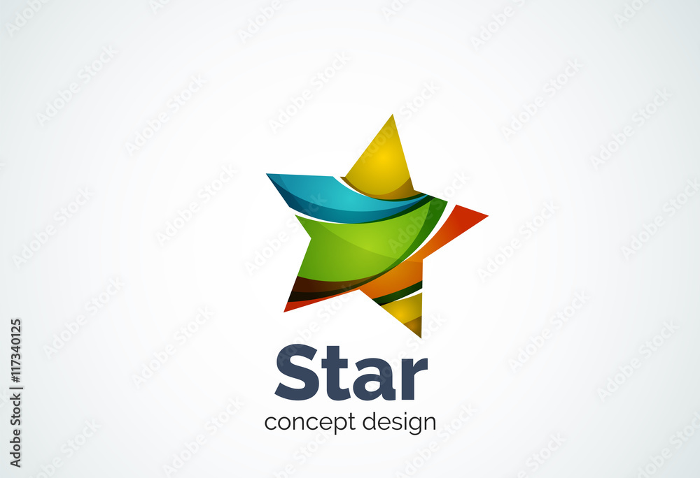 Star logo template, rating or best choice concept Star logo template, rating or best choice concept