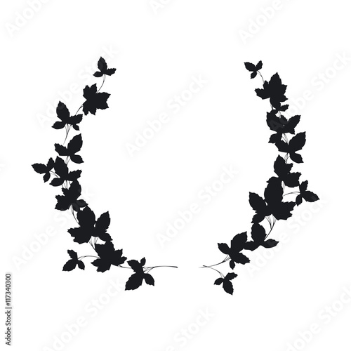 Wreath of fig tree leaves