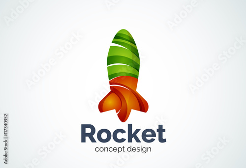 Rocket logo template