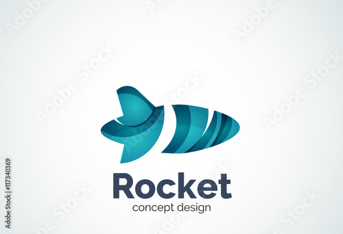 Rocket logo template