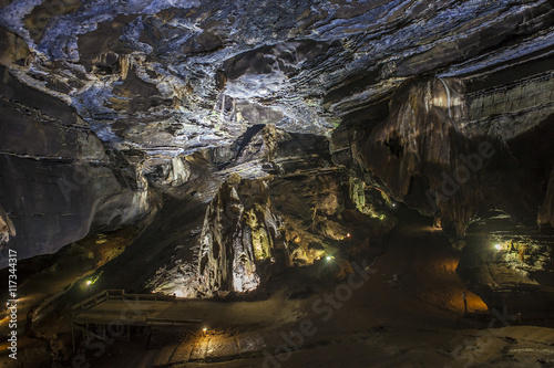 Deep inside the Sudwala Caves in South Africa