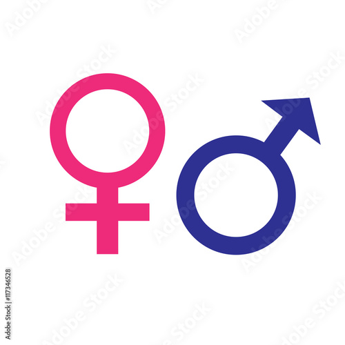 man and woman icon, isolated, Exclusive Symbols