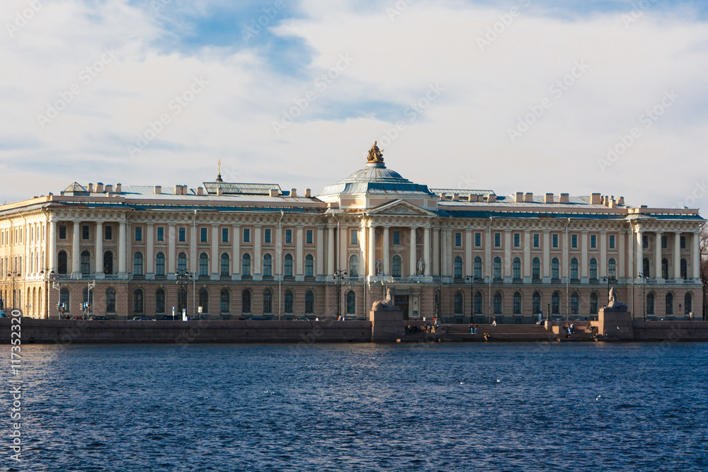 Building of Academy of arts, Saint-Petersburg, Russia