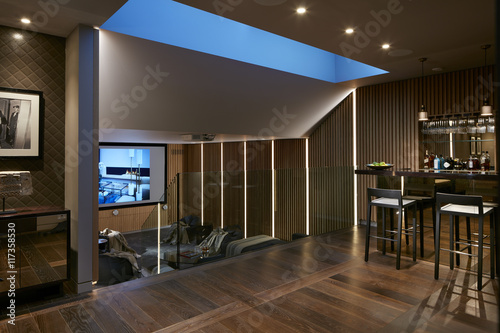 Interior of a house in London, England