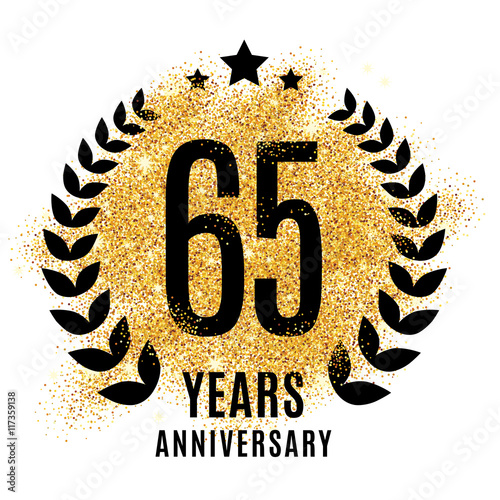 Sixty-five years gold anniversary.