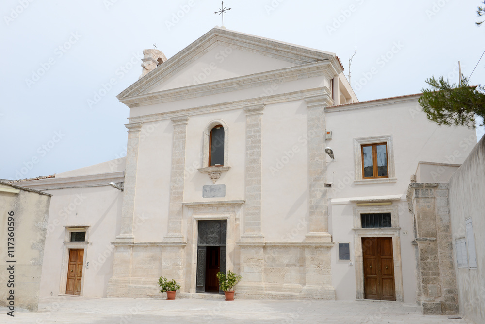 Obraz premium St Michael church at Monte Sant'Angelo on Puglia