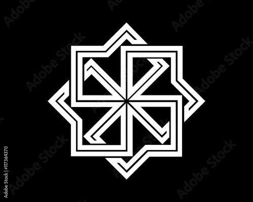 Vector illustration of an ancient runic symbol