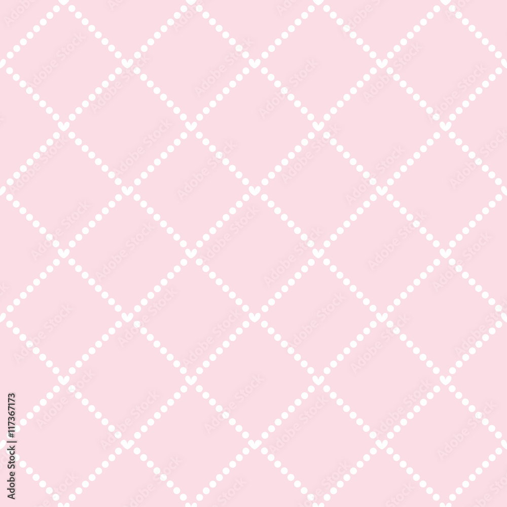 Fototapeta premium valentine pattern red small heart