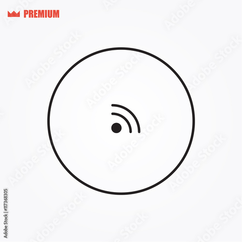 Rss minimalist vector icon