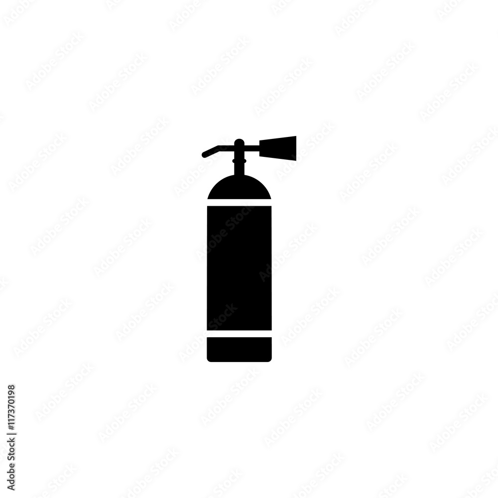 Fire extinguisher icon vector Fire extinguisher icon vector