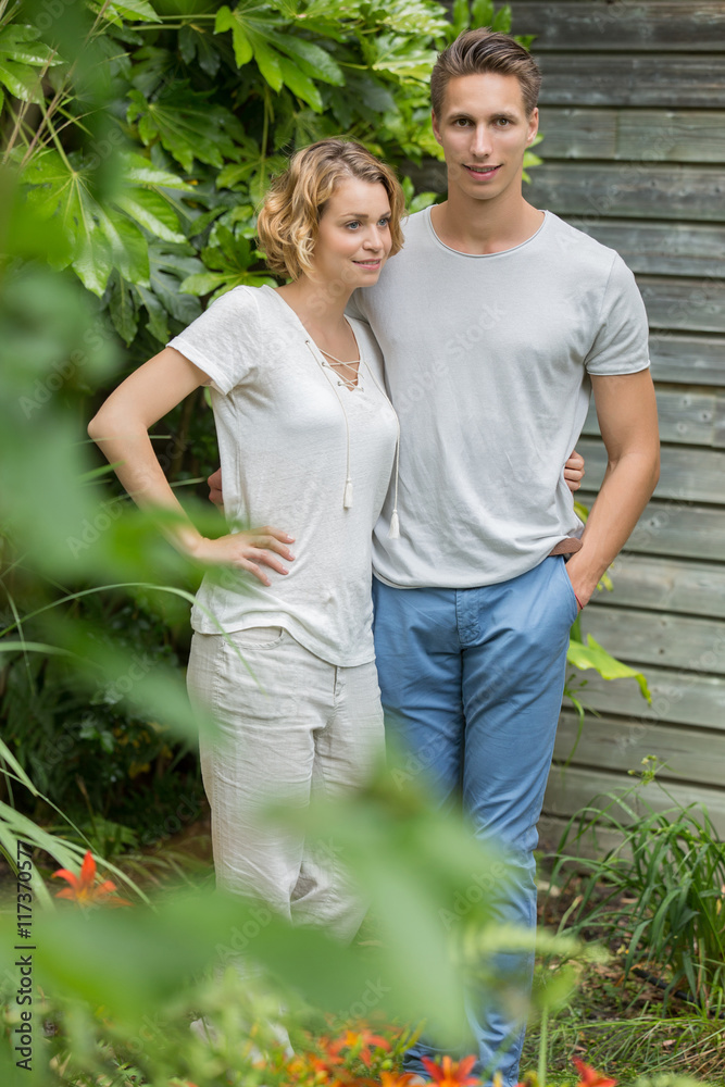 Happy young couple in love. Park outdoors. Happy young couple in love. Park outdoors.
