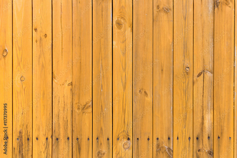 Fototapeta premium Old painted wood wall - texture or background