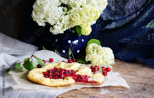 cherry tart - cherry gallete photo