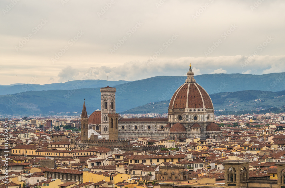 The historic buildings of Florence the birthplace of the Renaissance