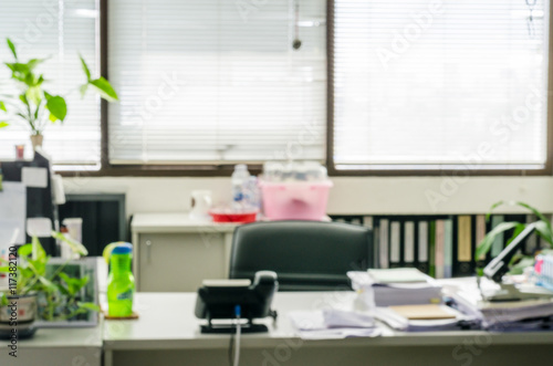 abstract blurred background  in office