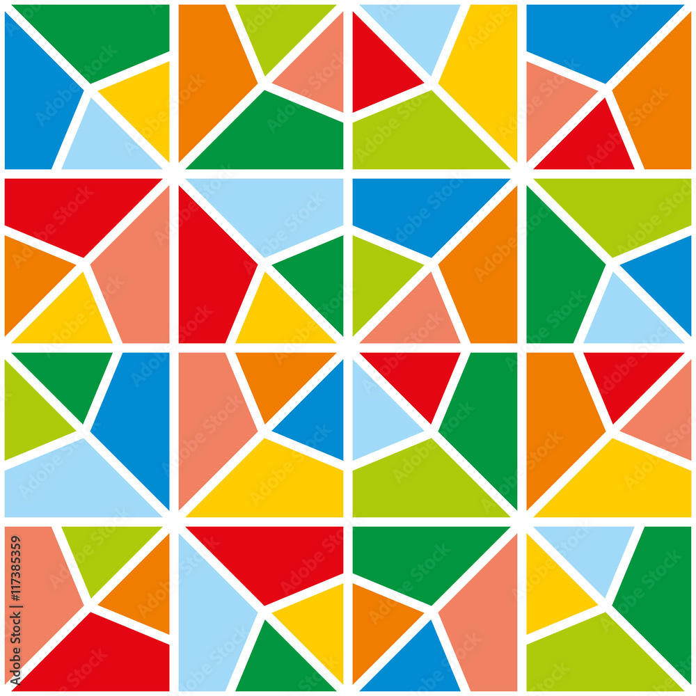 Color mosaic pattern. Color mosaic pattern.