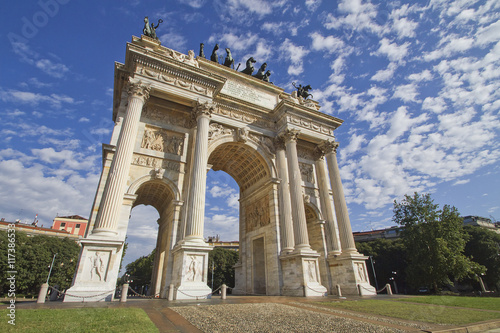 milano arco della pace lombardia italia europa peace arch milan lombardy italy © picture10