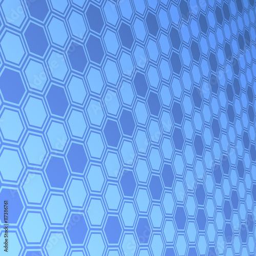 Fototapeta Naklejka Na Ścianę i Meble -  Abstract blue background,hexagon background