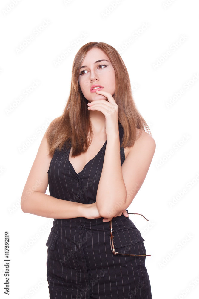 business woman in glasses business woman in glasses