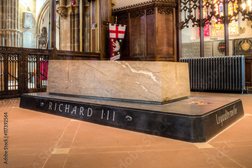Leicester Cathedral King Richard III Tomb HDR photo