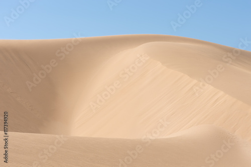 North African Desert/Moroccan Desert scene with blue sky